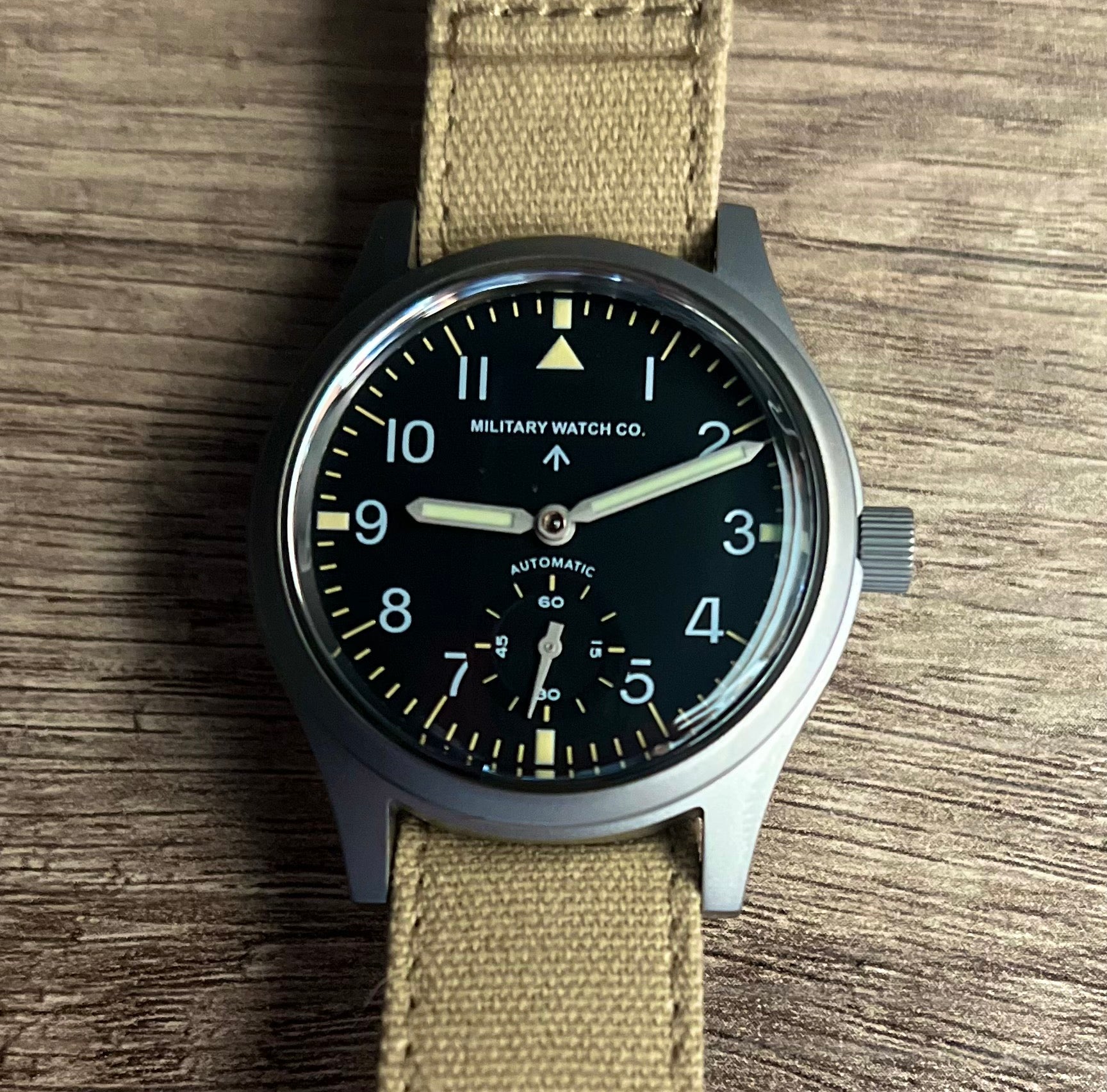 MWC 1940s/1950s "Dirty Dozen" Pattern General Service Watch with Automatic Self Winding Mechanical Movement