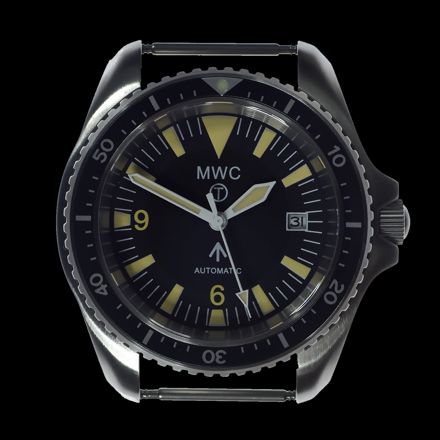 MWC 1999-2001 Pattern Automatic Military Divers Watch - Retro Luminous Paint, Sapphire Crystal, 60 Hour Power Reserve
