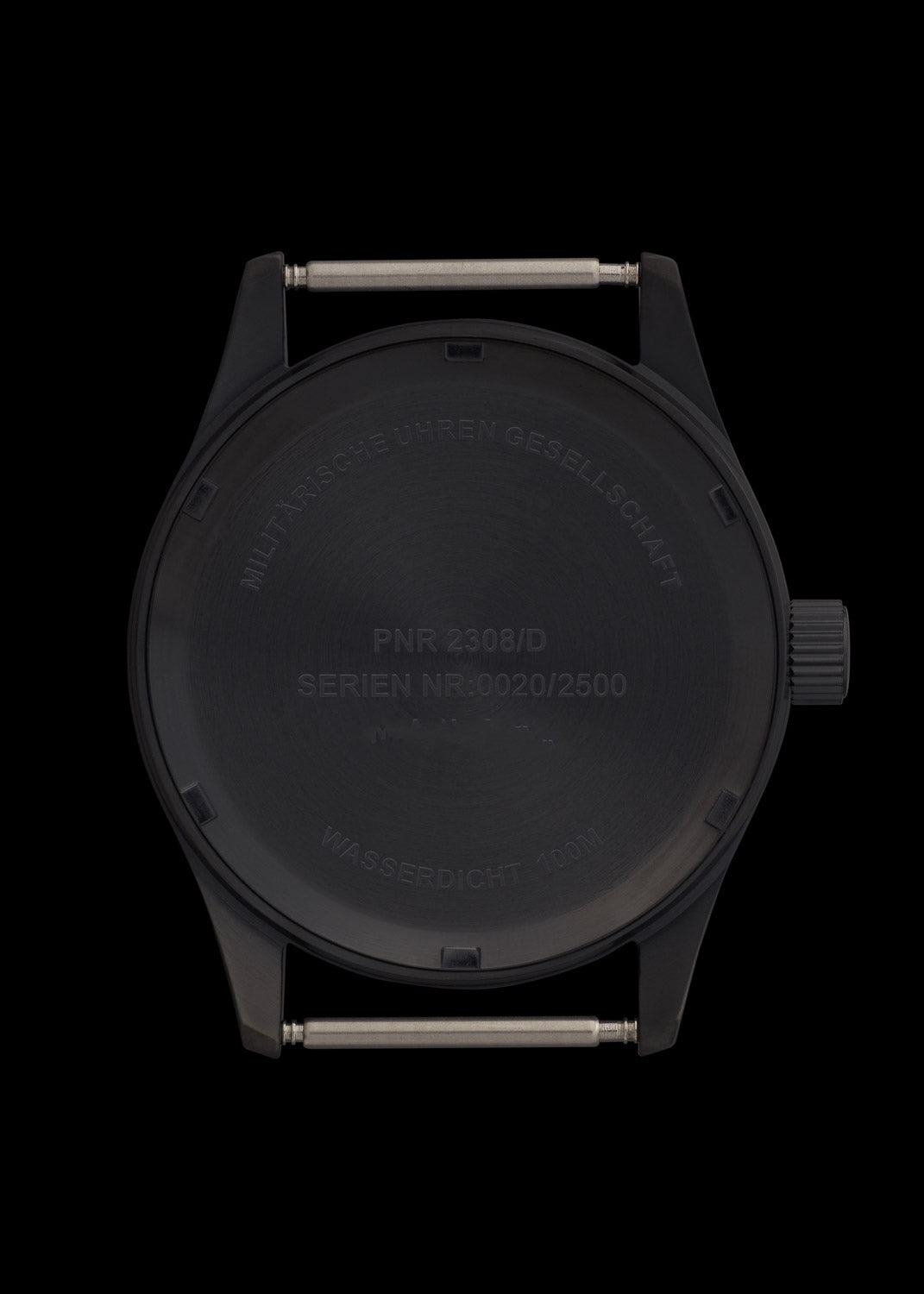 MWC MKIII (100m) 1950s Pattern Automatic Ltd Edition Military Watch in black PVD Steel with Sapphire Crystal
