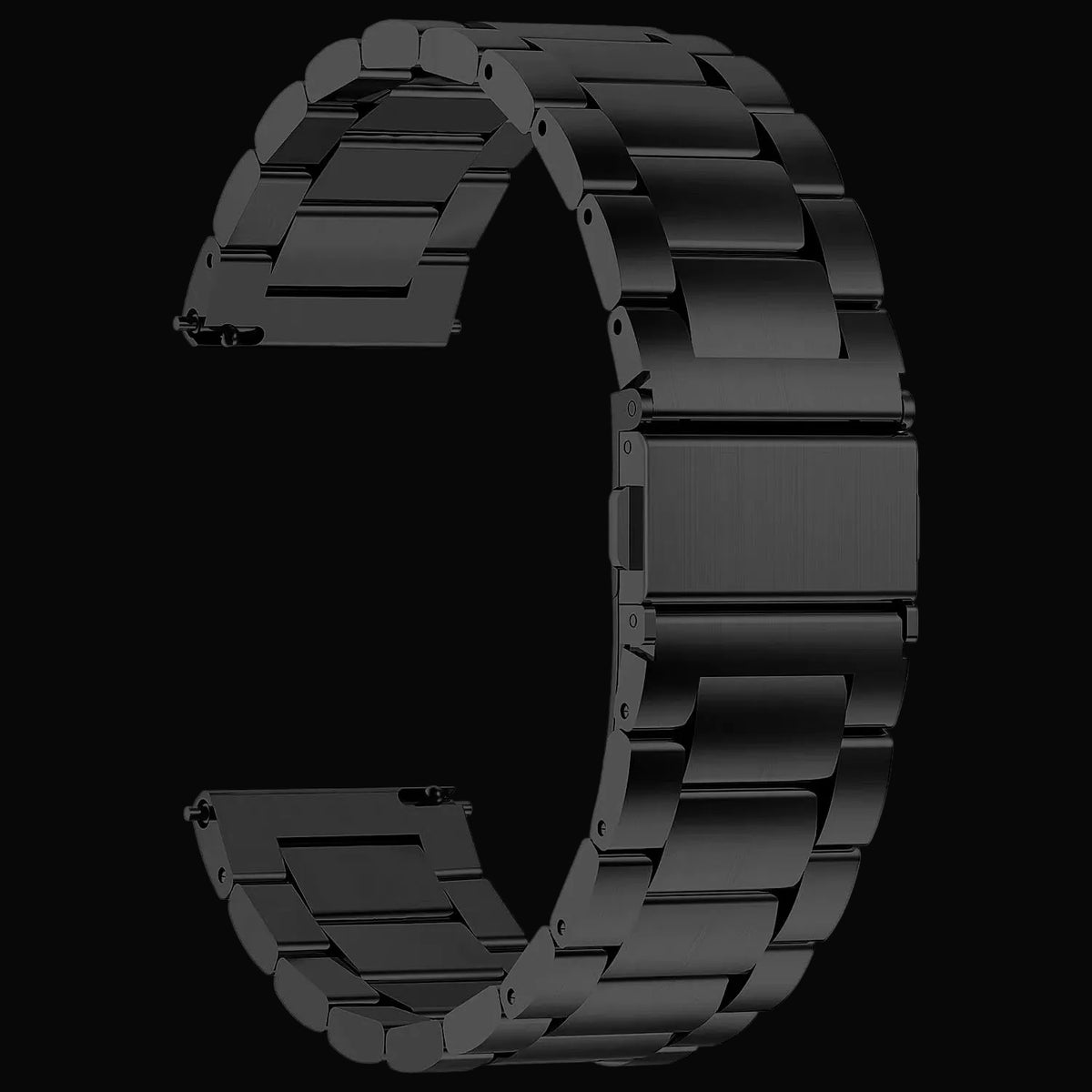 20mm Black PVD Stainless Steel Bracelet which is Compatible with MWC, Elvia, Aeschbach, CWC and Other Brands