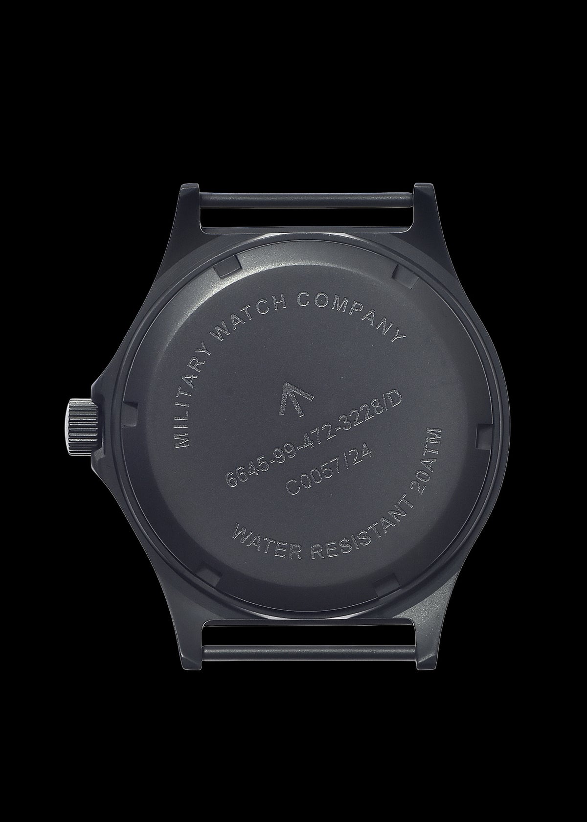 MWC G10 200m/660ft Water resistant Black PVD Steel Military Watch with Sapphire Crystal and Date - NATO Stock Number: NSN 6645-99-493-1283D