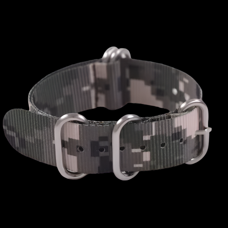 22mm US Zulu ACU Digital Camo Military Watch Strap